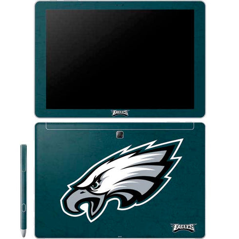 NFL Philadelphia Eagles Distressed Galaxy Book 12in Skin